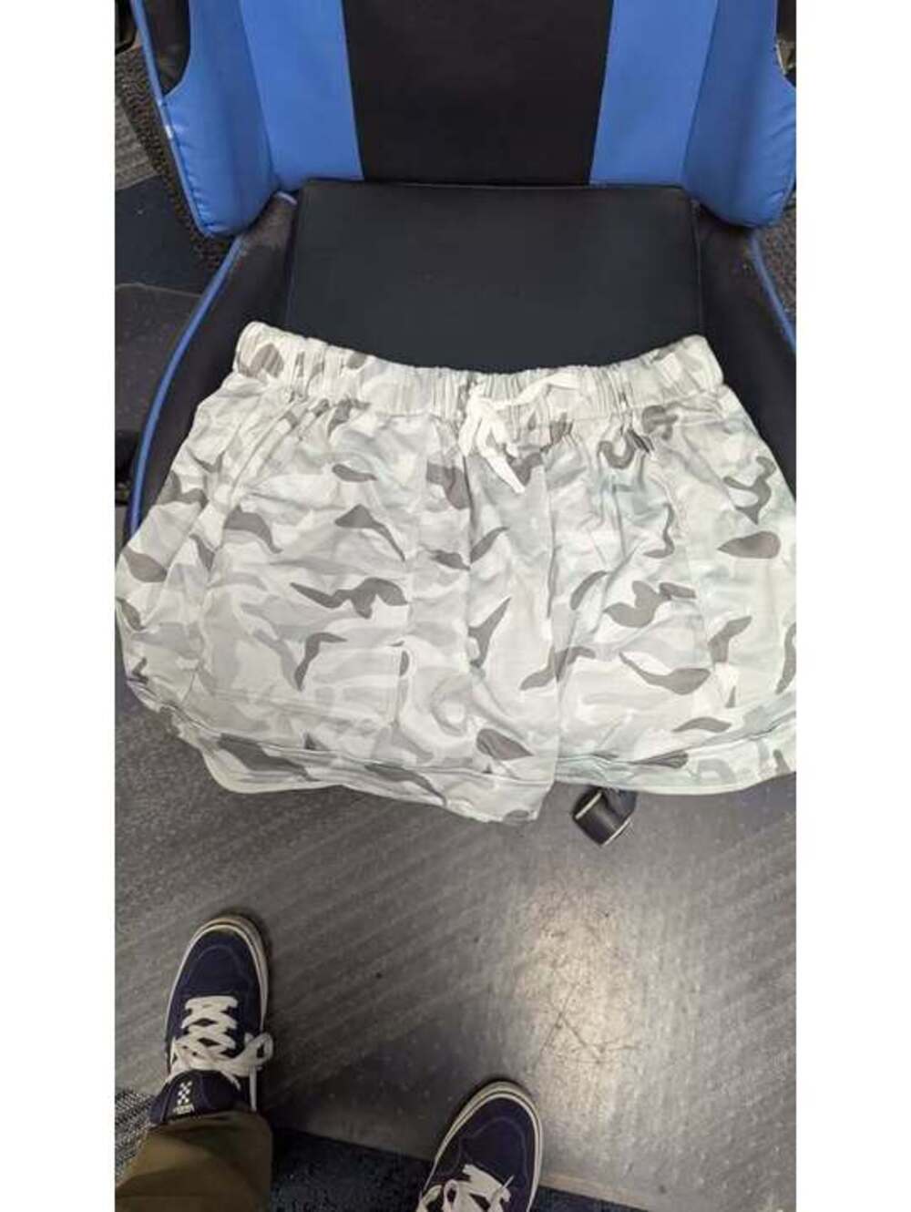Camo Print Drawstring Shorts Size XL